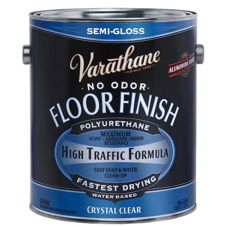 Varathane Varathane Semi-Gloss Crystal Clear Water-Based Floor Paint 1 gal 230131